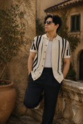 Wellington Pleated Trousers: Black
