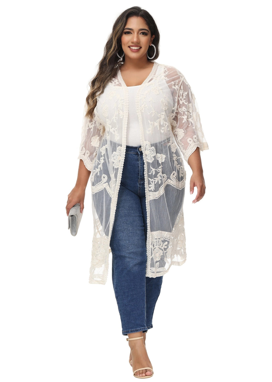 Floral Lace Cardigan